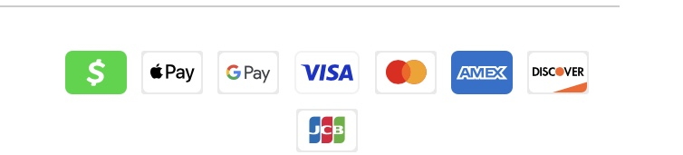 Accepted payment logos